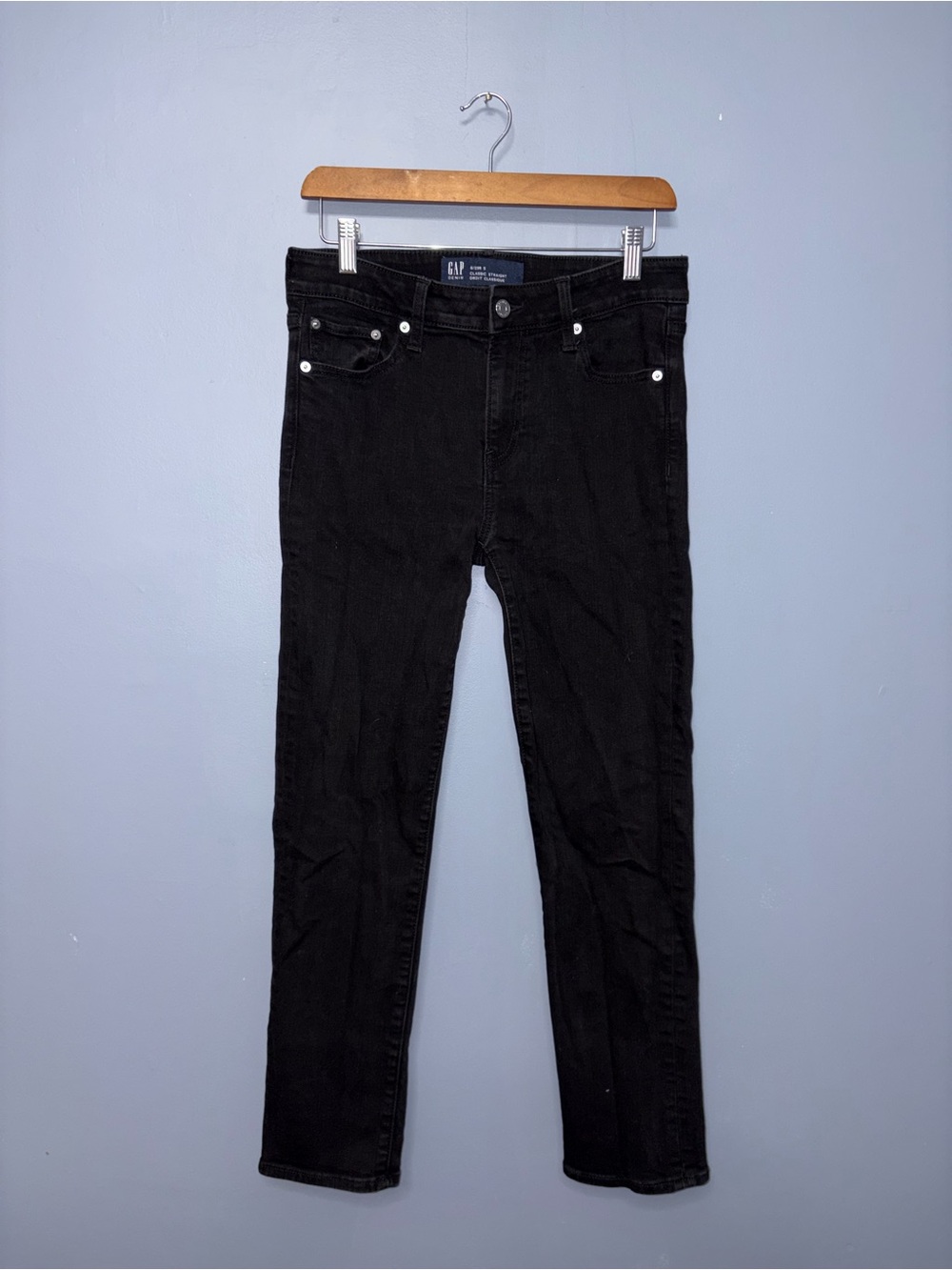 GAP | Black Straight Leg Jeans | Size 29